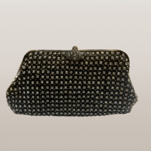 BOLSO JOYA SATEN NEGRO