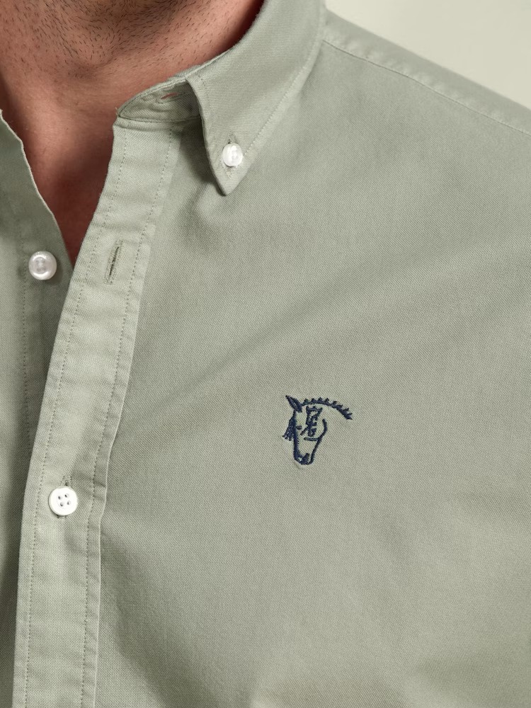 CAMISA GARMENT DYED BASILE - Imagen 3