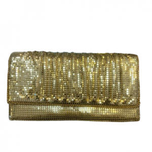 BOLSO DE NOCHE DORADO VINTAGE