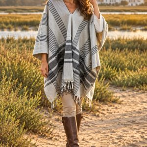 PONCHO ROCIERO LANA