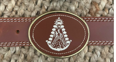 CINTURON CON HEBILLA DE LA VIRGEN DEL ROCIO - Imagen 3