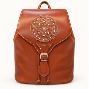 MOCHILA PIEL ROSETON
