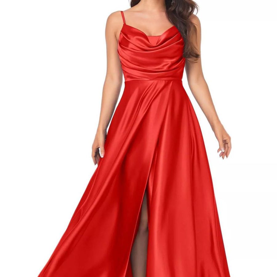 VESTIDO LARGO SATEN
