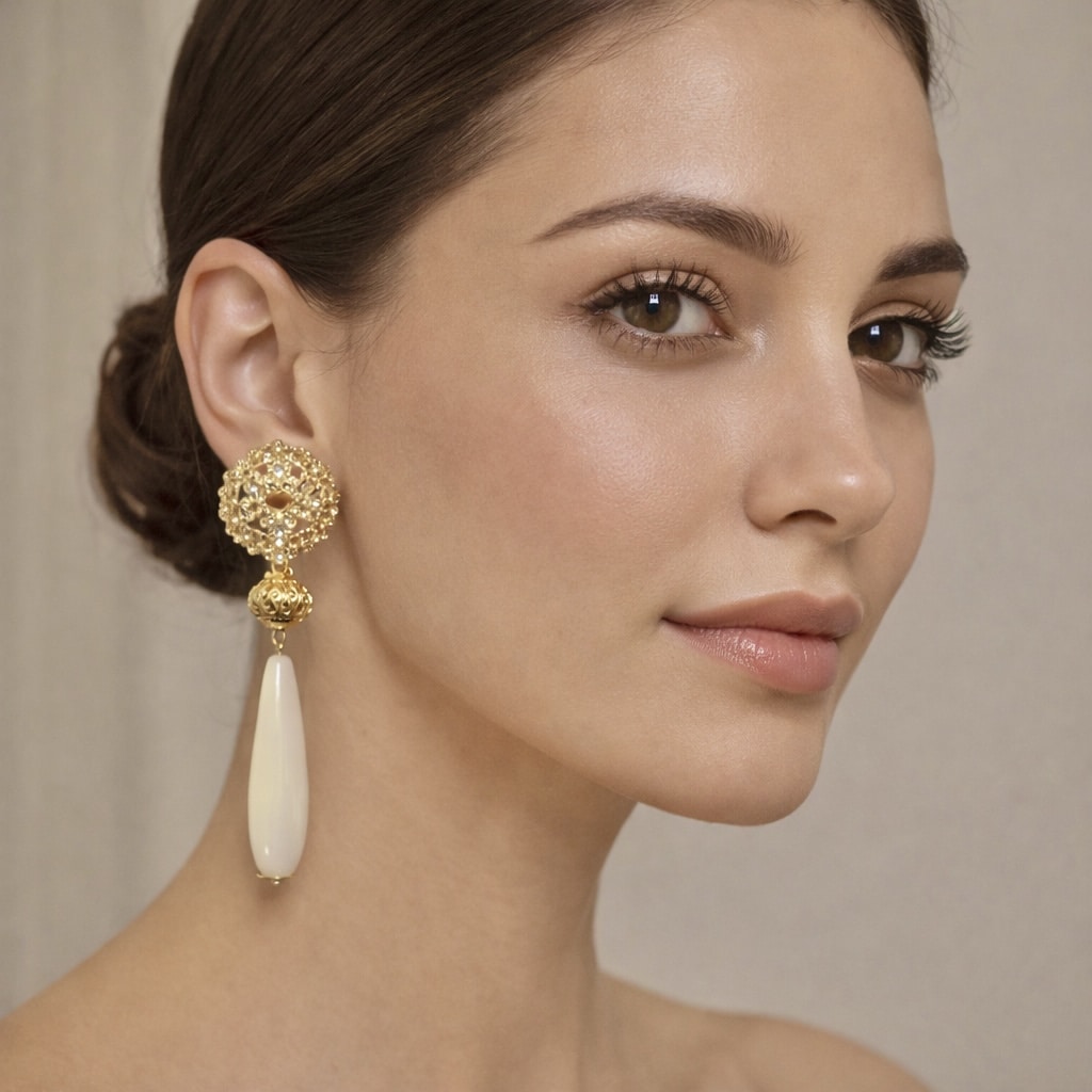 PENDIENTE MD DAMME CON LAGRIMAS DE HUESO