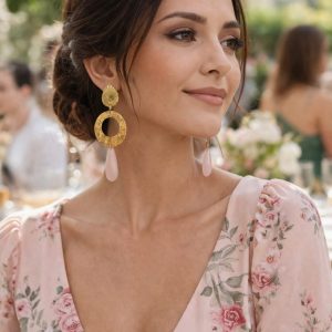 PENDIENTES NINFA ROSA