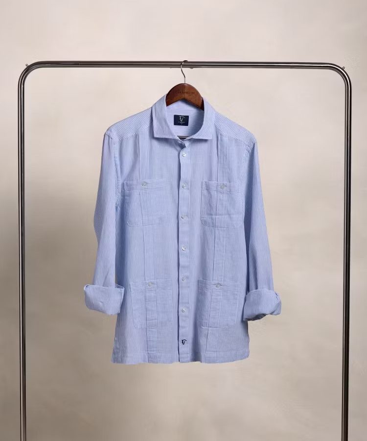 CAMISA CUBANA (GUAYABERA ) LA GARROCHA