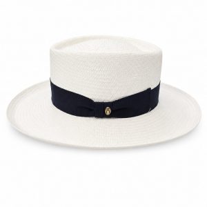 SOMBRERO GAMBLER BLANCO MARFIL
