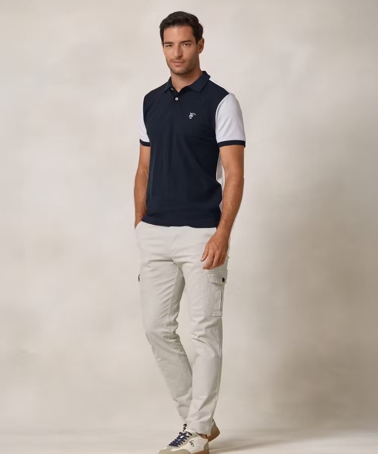 POLO NUMERO ESPALDA / MARINO