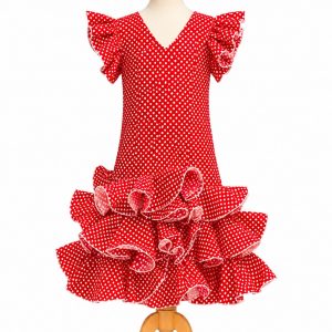 VESTIDO FLAMENCA INFANTIL MD. MARISMA LUNAR
