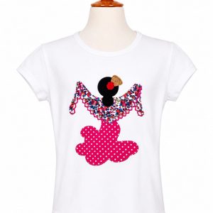 CAMISETA INFANTIL CUSTOMIZADA FLAMENCA