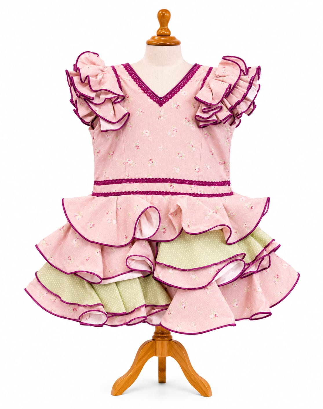 VESTIDO FLAMENCA INFANTIL MD. LUCIA