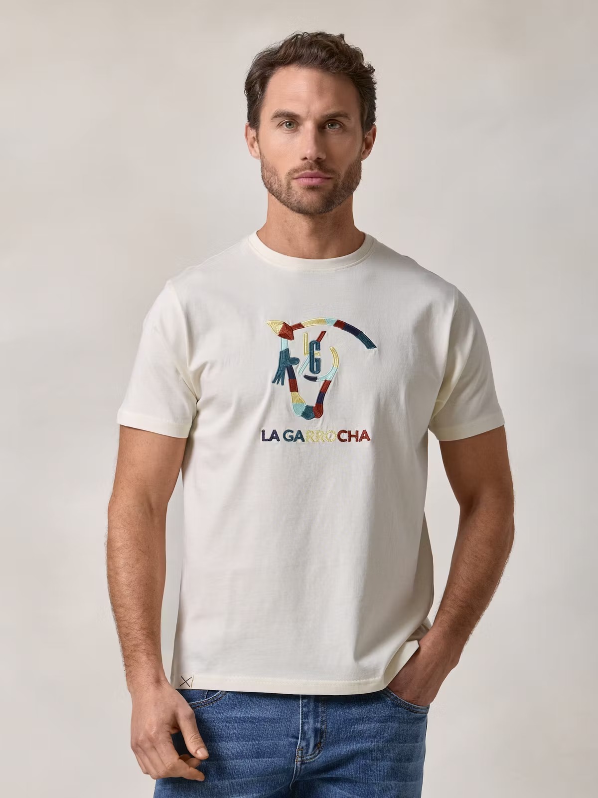 CAMISETA CABALLO BORDADO - Imagen 5
