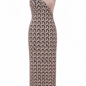 VESTIDO PUNTO MIDI JACQUARD