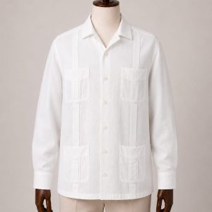CAMISA GUAYABERA 100% LINO