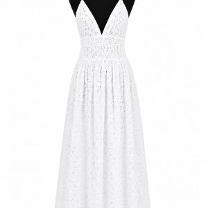 VESTIDO MAXI PERFORADO