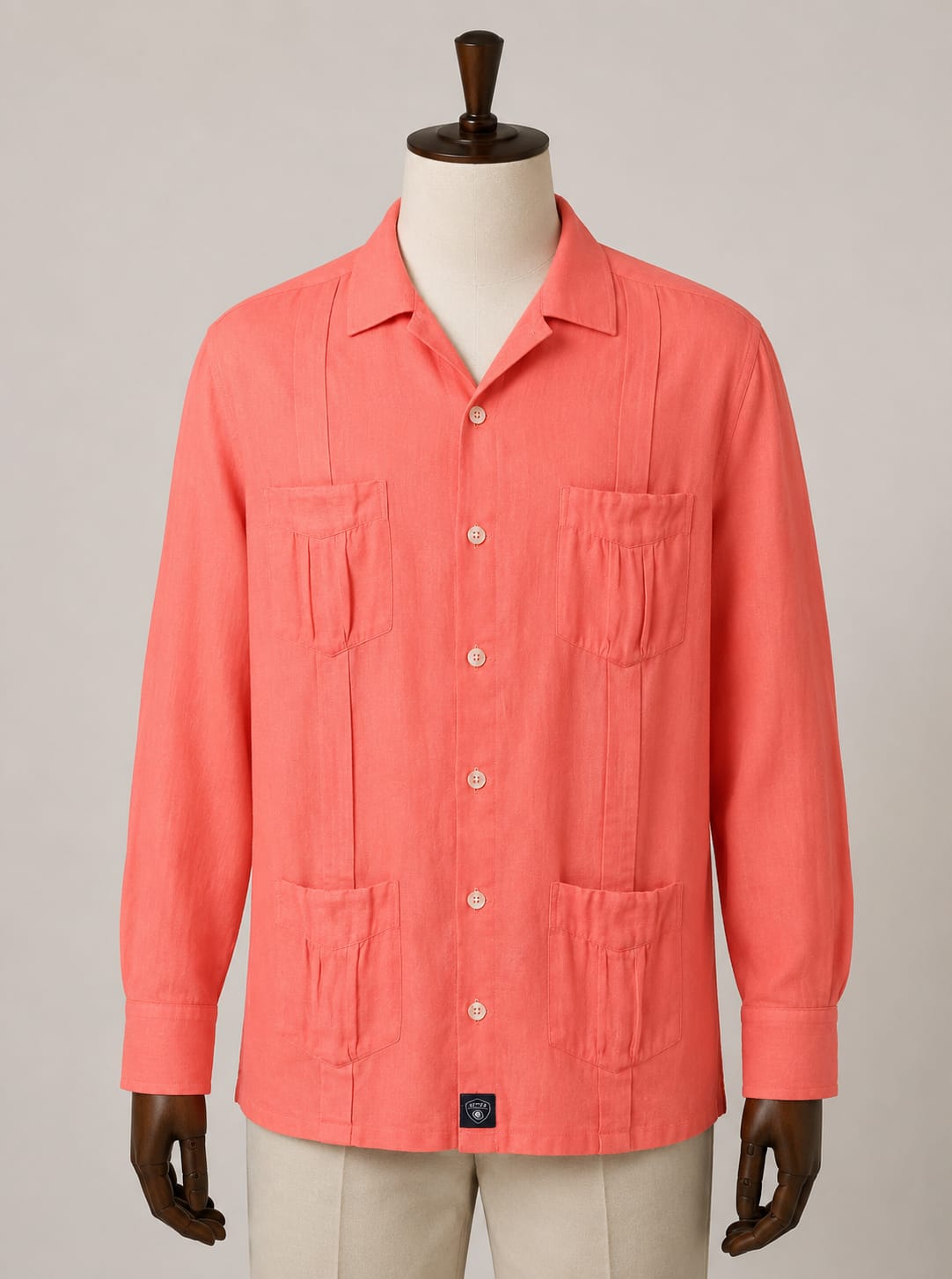 CAMISA GUAYABERA ESTILO CUBANA - Imagen 2