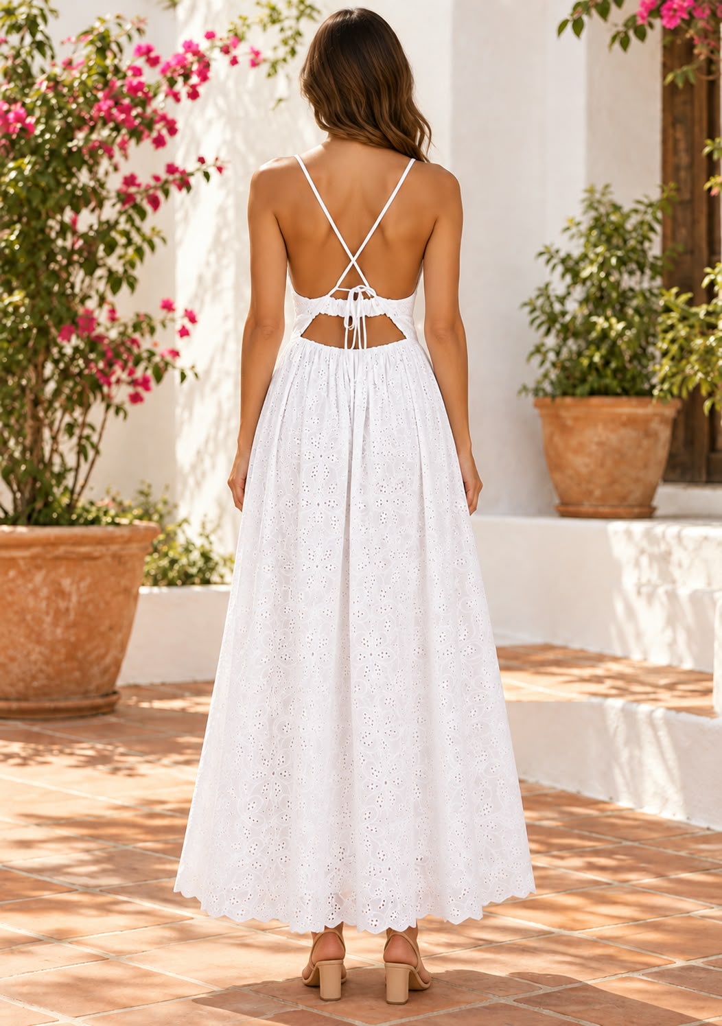 VESTIDO MAXI PERFORADO - Imagen 2
