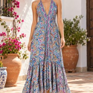VESTIDO MAXI HALTER