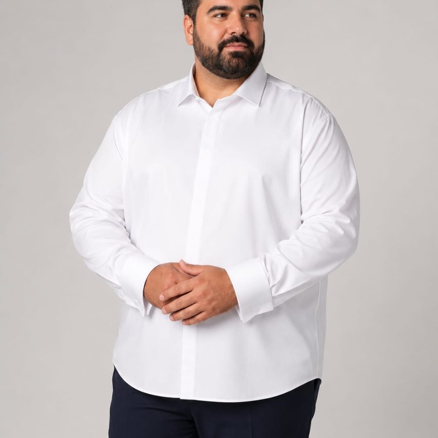CAMISA DE CEREMONIA PARA GEMELOS (TALLA GRANDE )