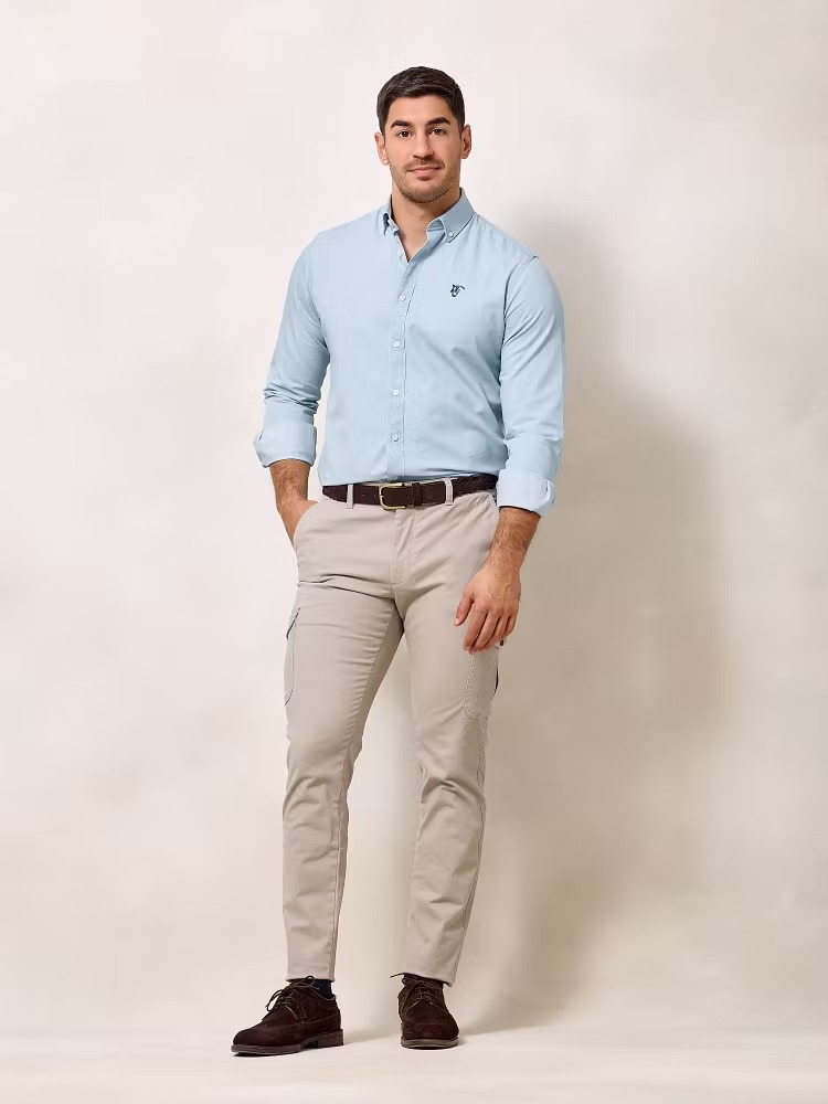CAMISA DENIM CELESTE - Imagen 3