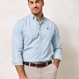CAMISA DENIM CELESTE