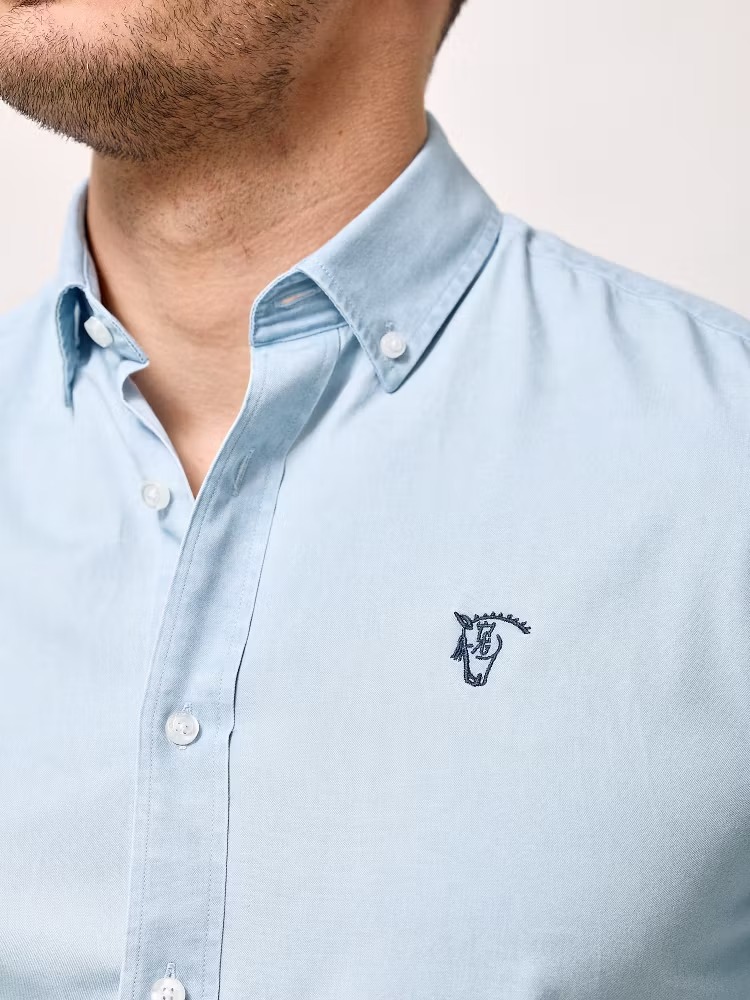 CAMISA DENIM CELESTE - Imagen 8