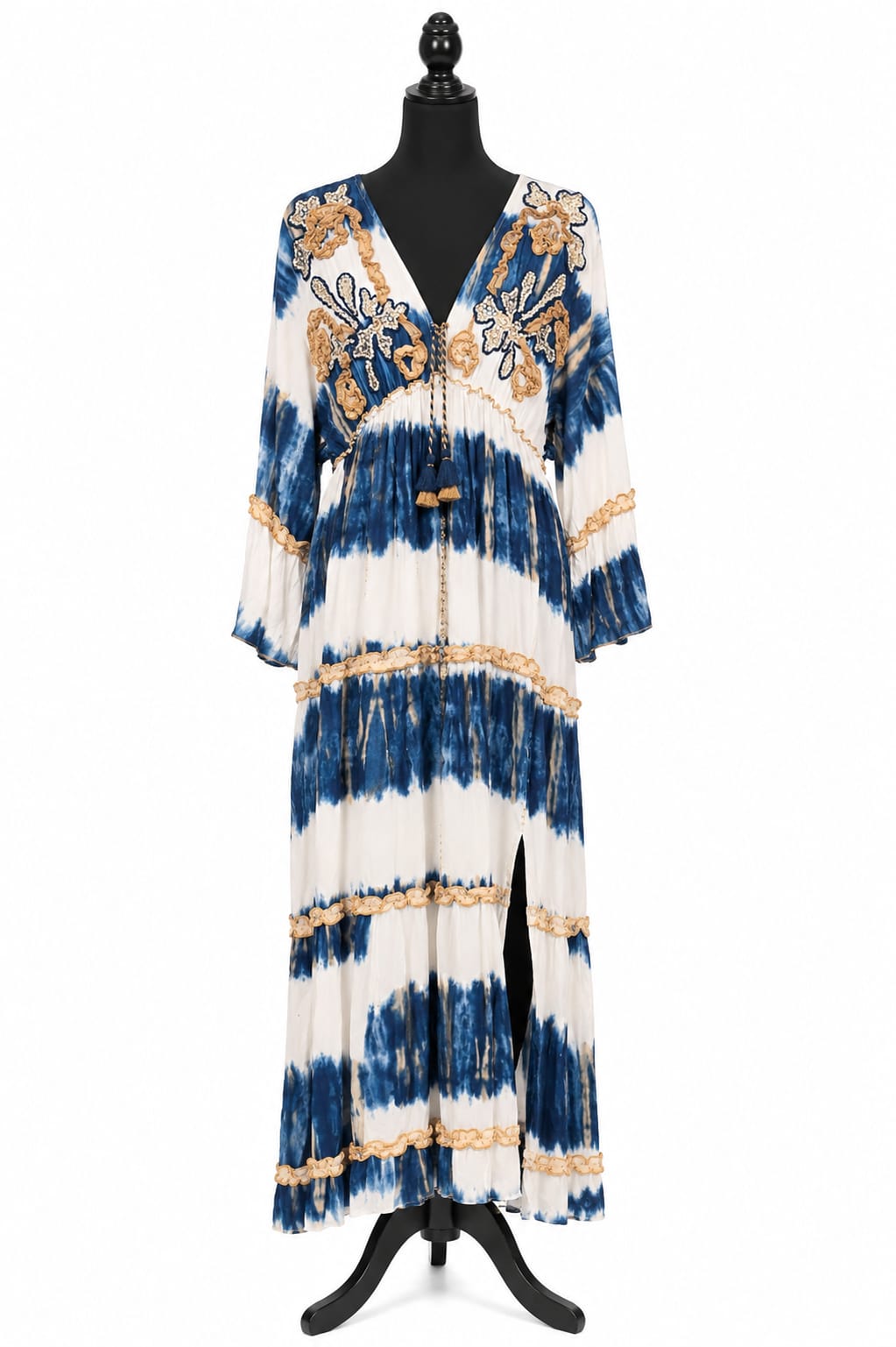 VESTIDO BOHO LARGO TIE-DYE
