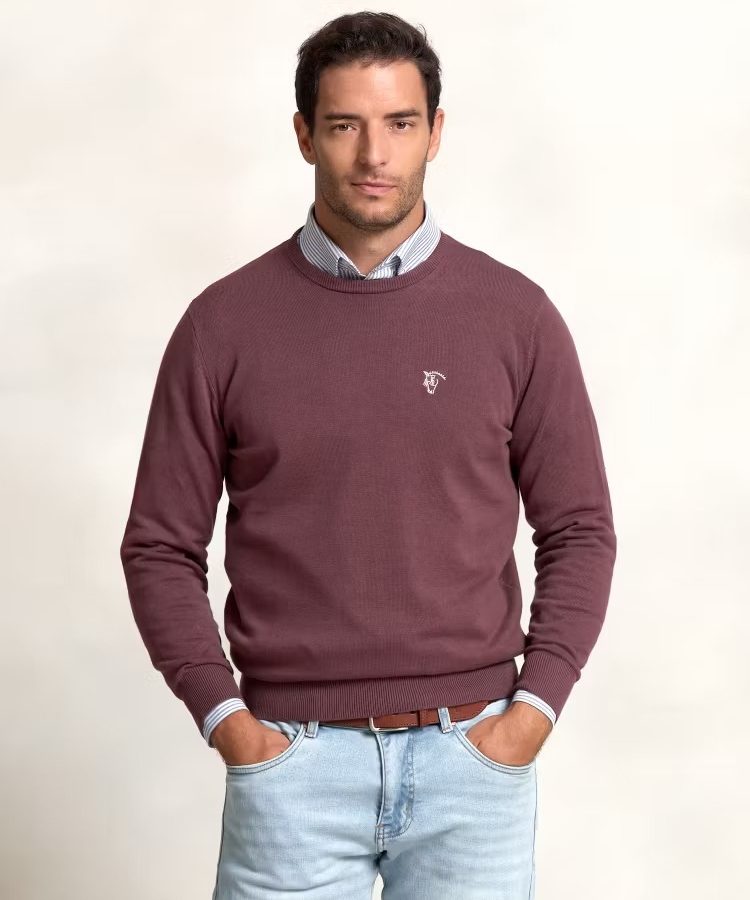 JERSEY CUELLO CAJA / MALVA