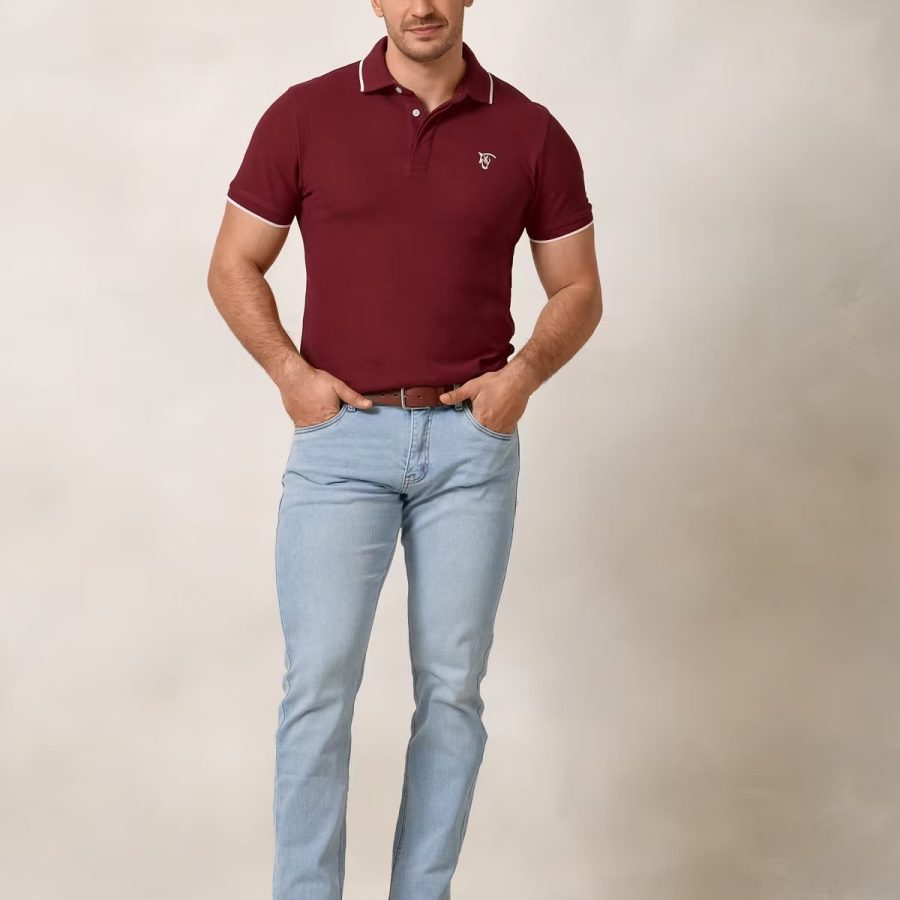 POLO EQUESTRIAN BURGUNDY