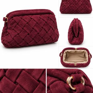 BOLSO TIPO CLUTCH TRENZADO
