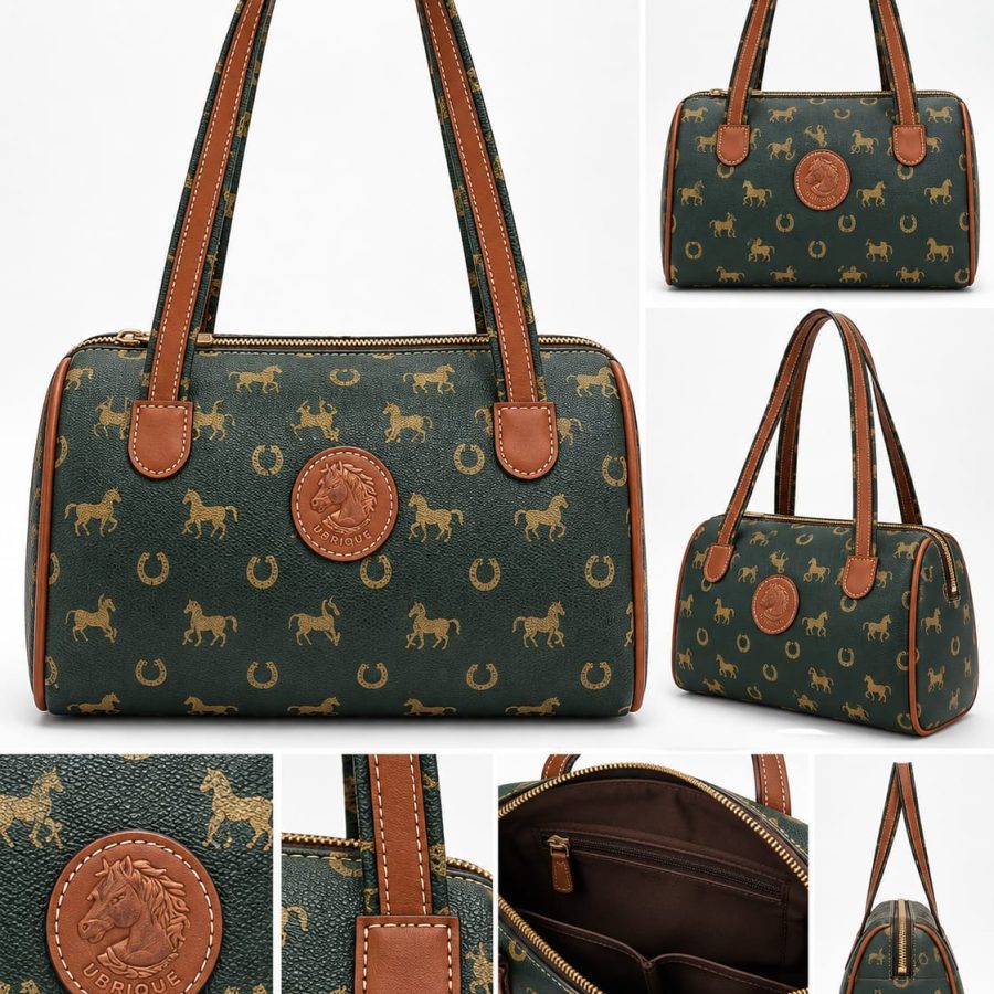 BOLSO TIPO BOWLING EQUESTRE