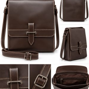 BOLSO BANDOLERA PIEL HOMBRE