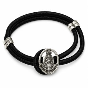 PULSERA VIRGEN DEL ROCIO PLATA