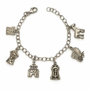 PULSERA PLATA  ROCIERA GRANDE