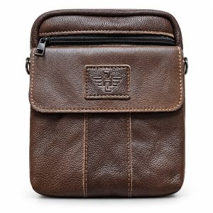 BANDOLERA CABALLERO 17*20 CM MARRON