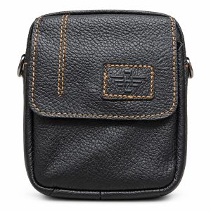 BANDOLERA DE HOMBRE 17*16 NEGRA