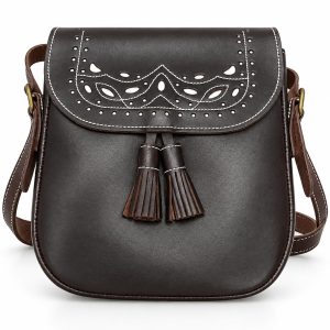 BOLSO ROCIERO ALTO CUERO