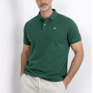 POLO BASICO MANGA CORTA VERDE CESPED