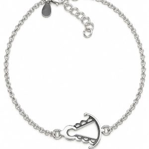 PULSERA SILUETA DE LA VIRGEN DEL ROCÍO EN PLATA