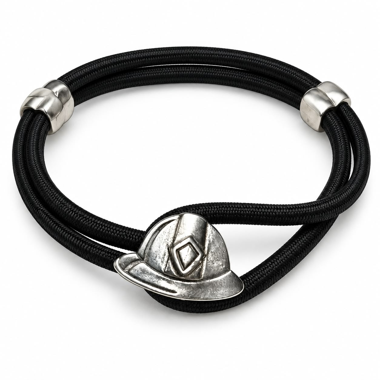 PULSERA DE PLATA BOMBERO